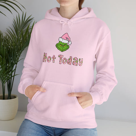 Grinch Not Today Unisex Hooded Sweatshirt