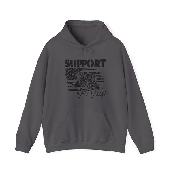 PoP! Unisex Hooded Sweatshirt - Support Our Troops