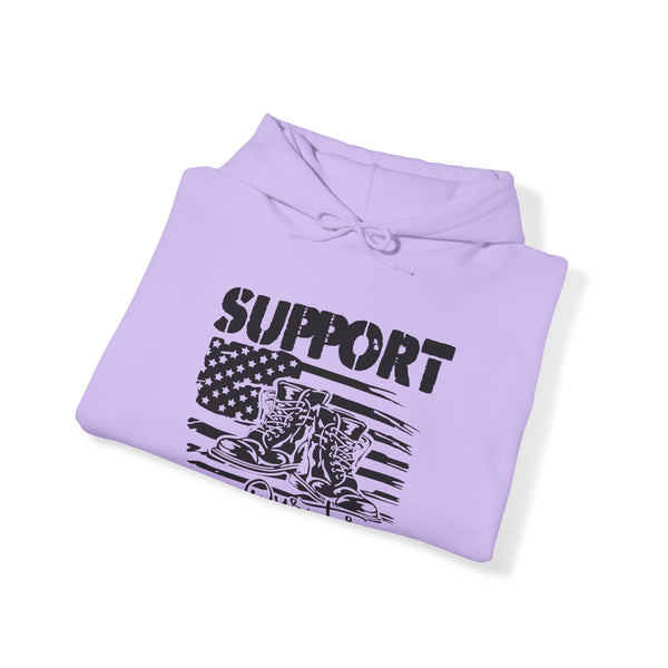 PoP! Unisex Hooded Sweatshirt - Support Our Troops