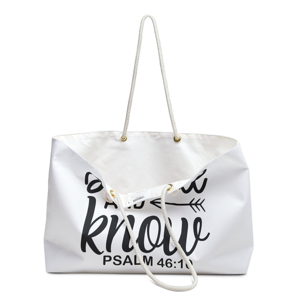 PoP! Weekender Bag - Be Still and Know