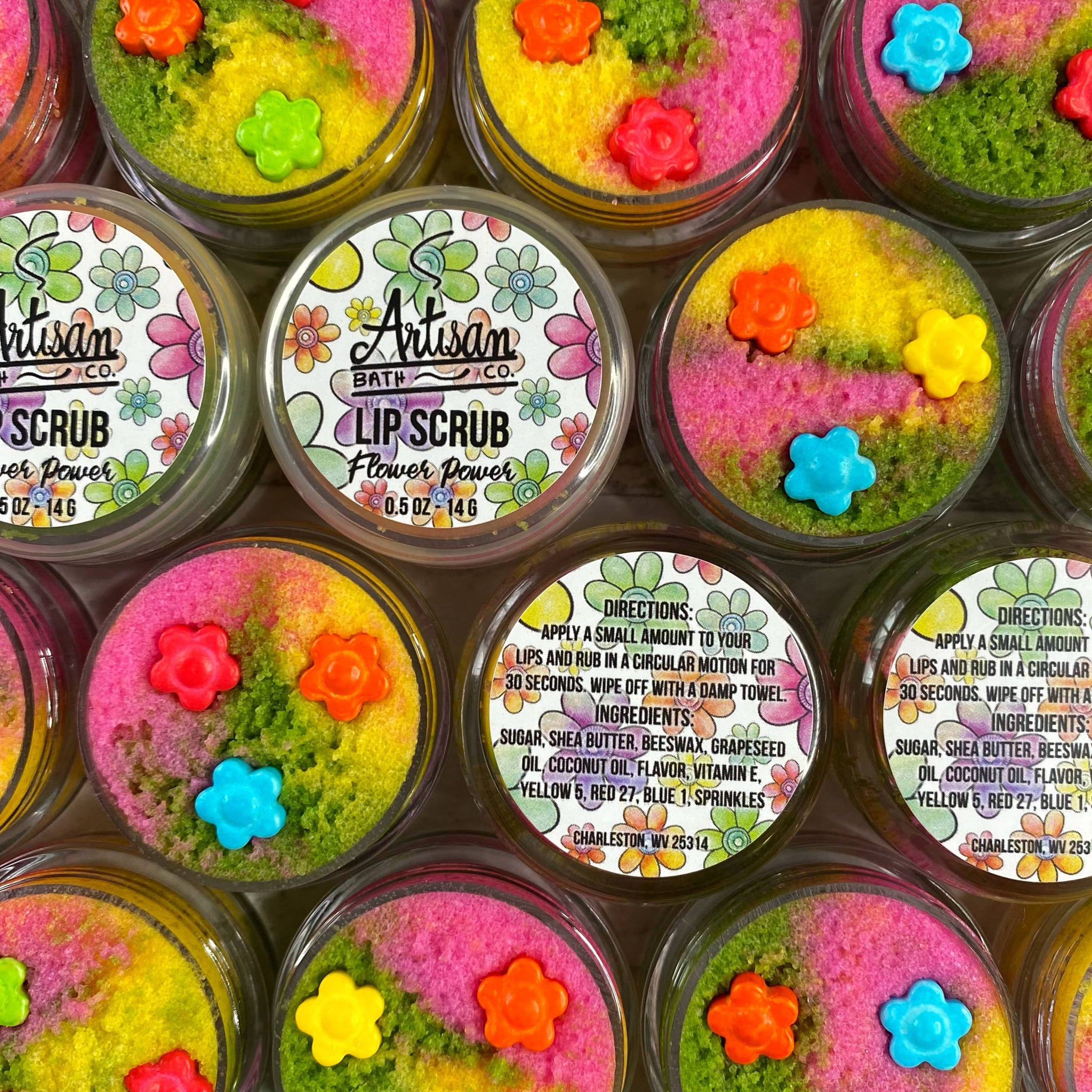 Flower Power Sugar Lip Scrub