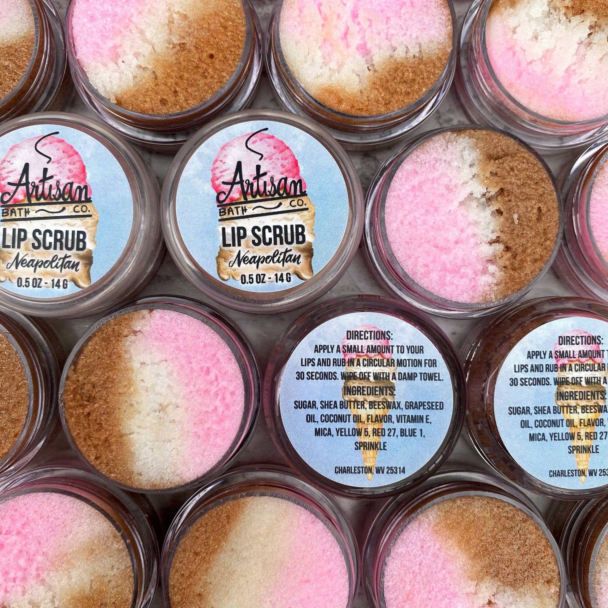 Neapolitan Sugar Lip Scrub