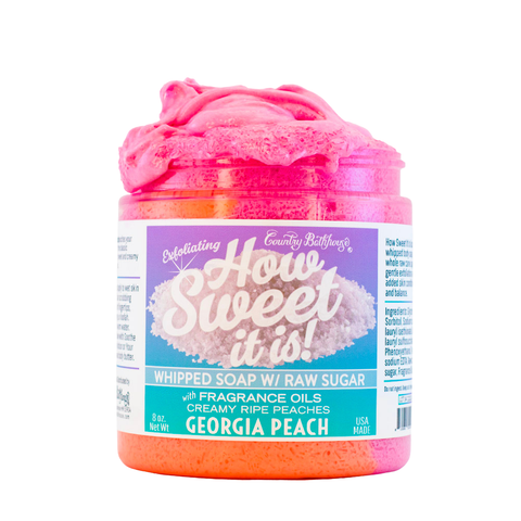 Georgia Peach How Sweet It Is Whipped Soap