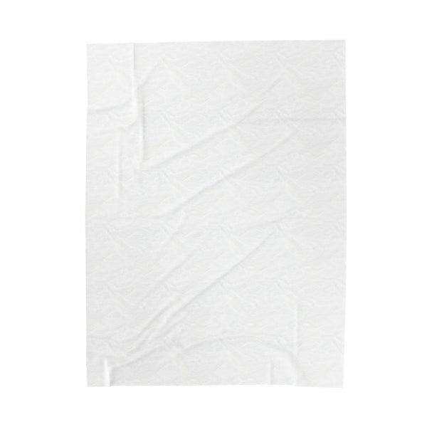 Jack & Sally Velveteen Plush Blanket - White