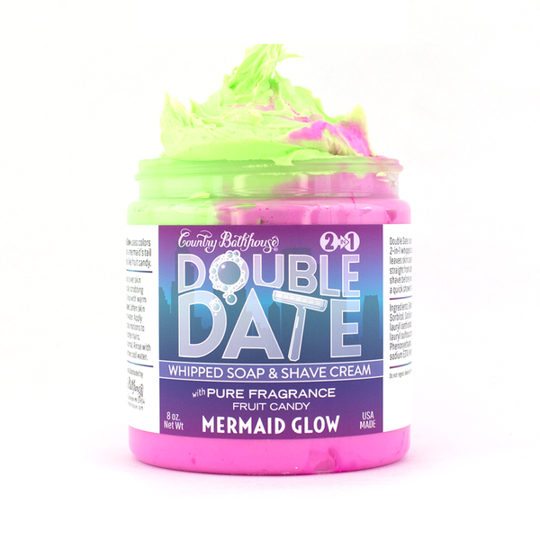 Mermaid Glow Double Date Whipped Soap & Shave Cream