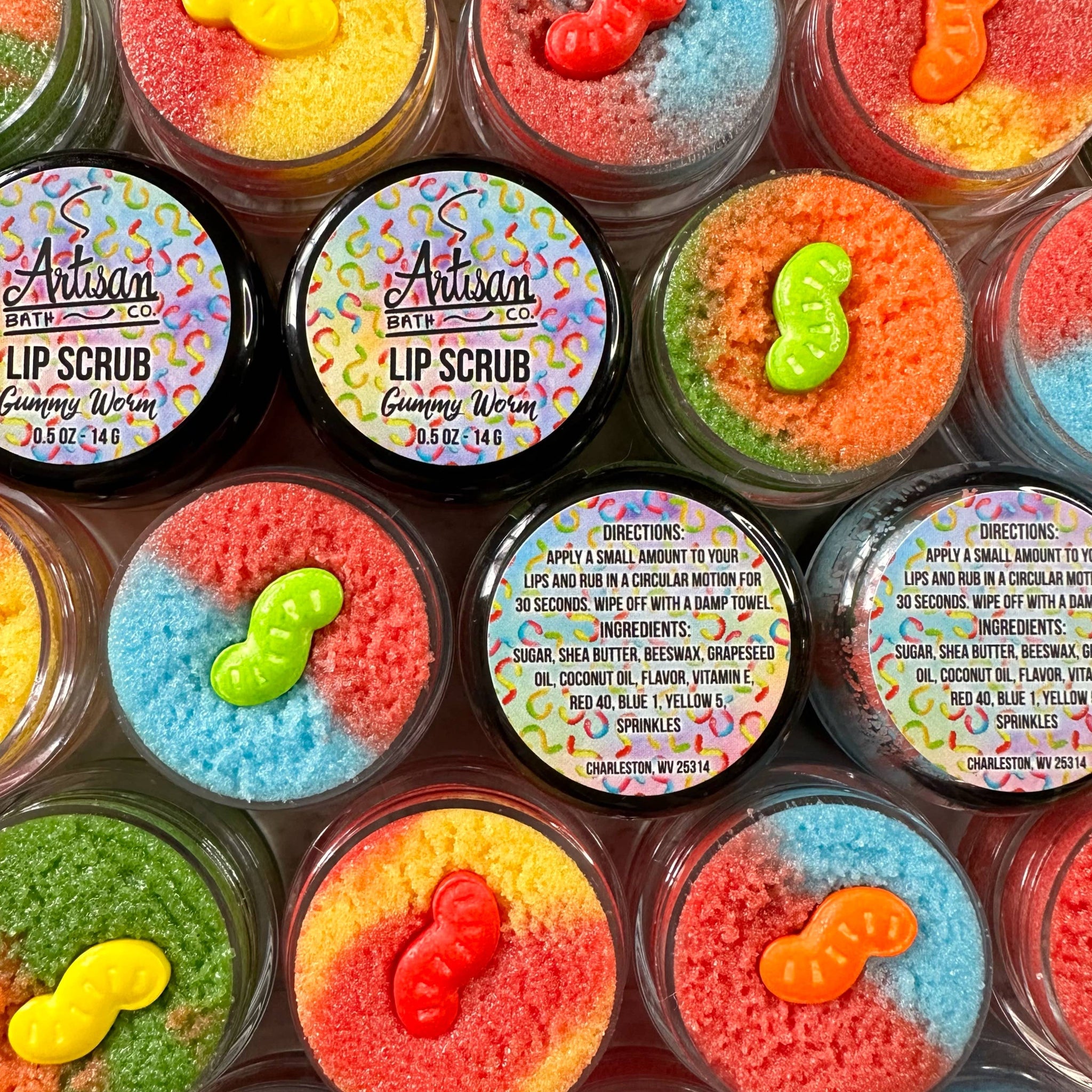 Gummi Worm Sugar Lip Scrub