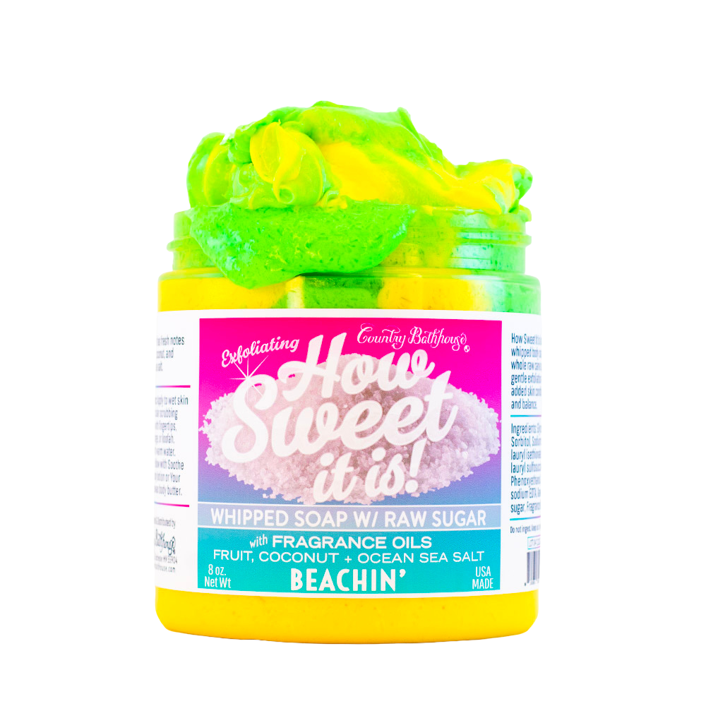 Beachin' How Sweet It Is Whipped Soap