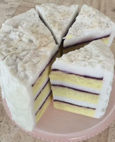 Coconut Layer Cake Soap