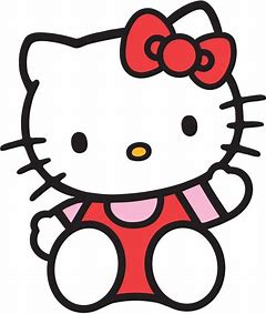 Hello Kitty Kat Red Beaded Charm Bracelet Set