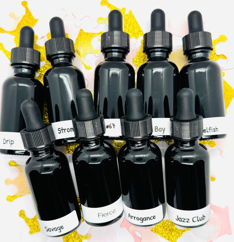Dropper Bottle 1oz Cologne Oil Bundle - Men