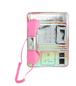 PoP! Pink Public Pay Phone Shoulder Bag