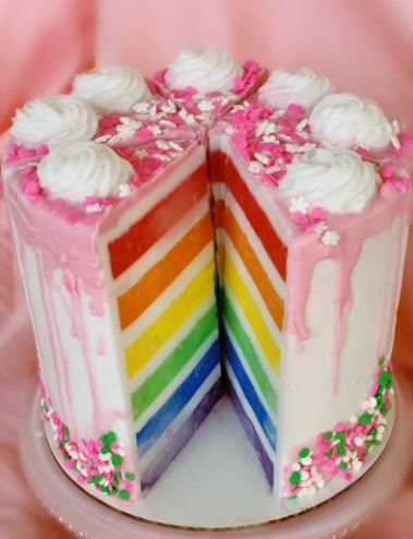 Happy Birthday Rainbow XL Cake Soap