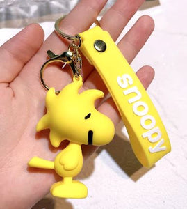 Woodstocky Puff Ball Keychain