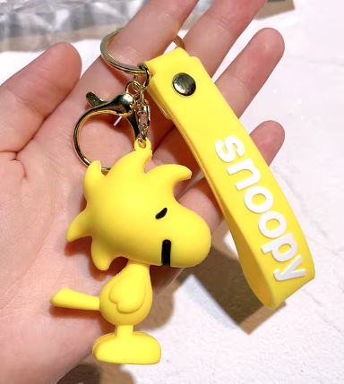 Woodstocky Puff Ball Keychain