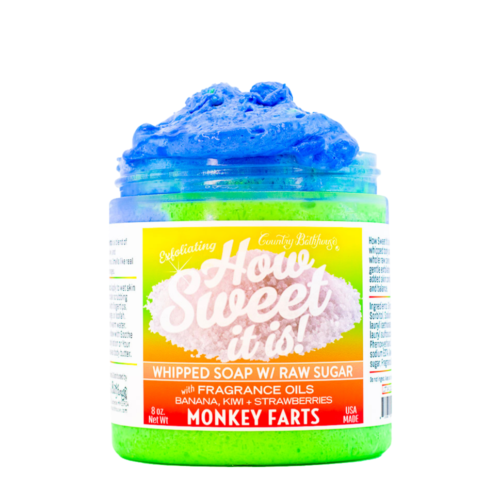 Monkey Farts How Sweet It Is Whipped Soap