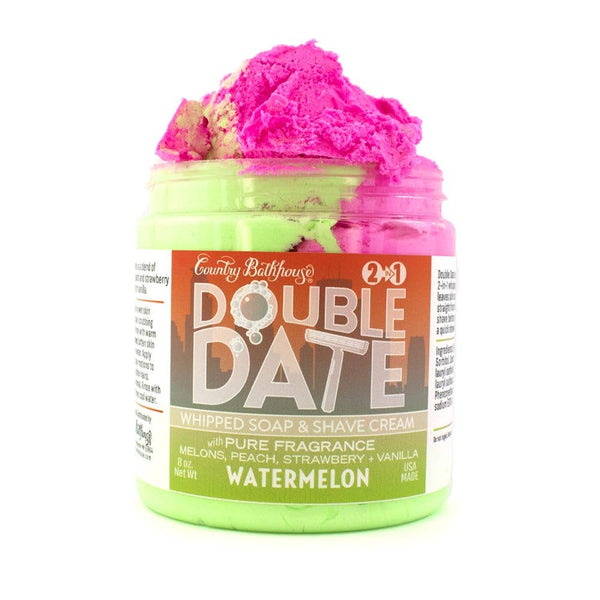 Watermelon Double Date Whipped Soap & Shave Cream