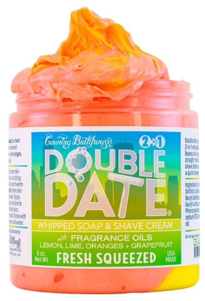 Fresh Squeezed Double Date Whipped Soap