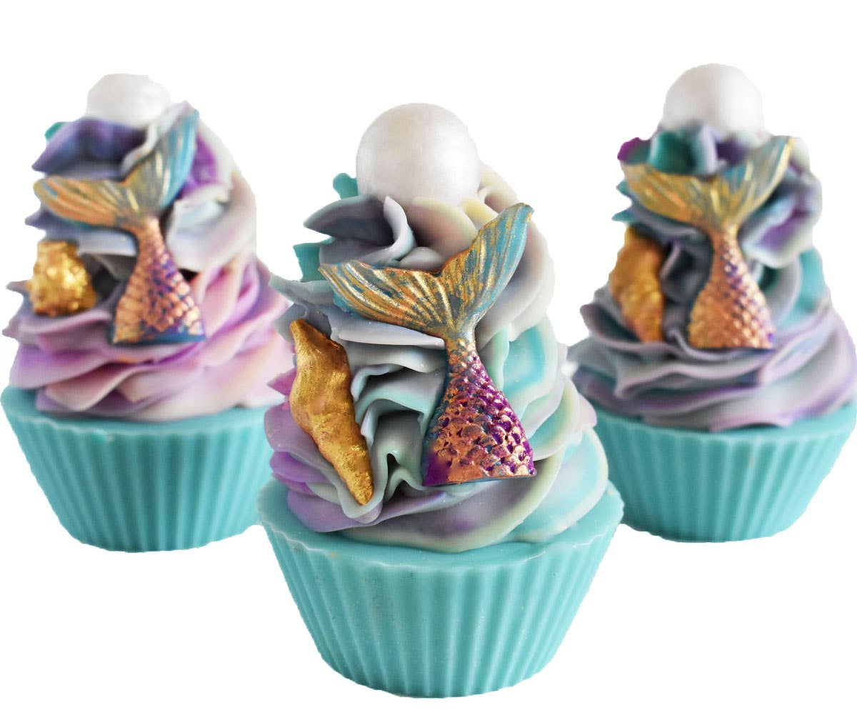 Mermaid Kisses Cupcake Soap
