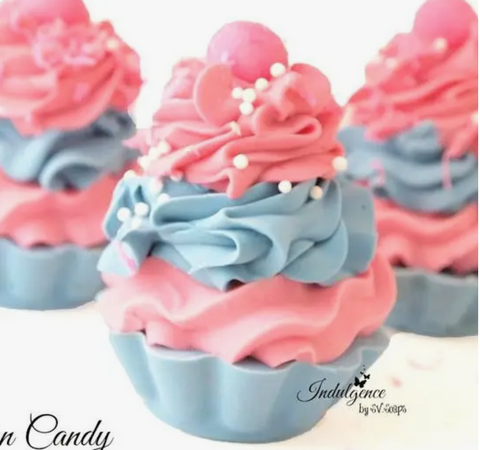 Cotton Candy Cupcake Soap