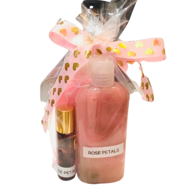 Bath & Body Gift Set - Rose Petals