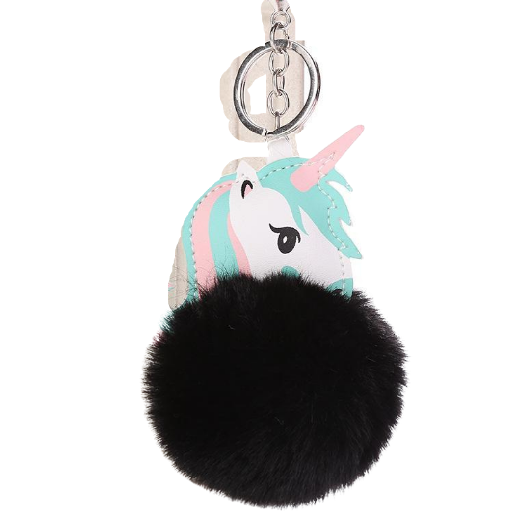 PoP! Unicorn Puff Ball Keychain